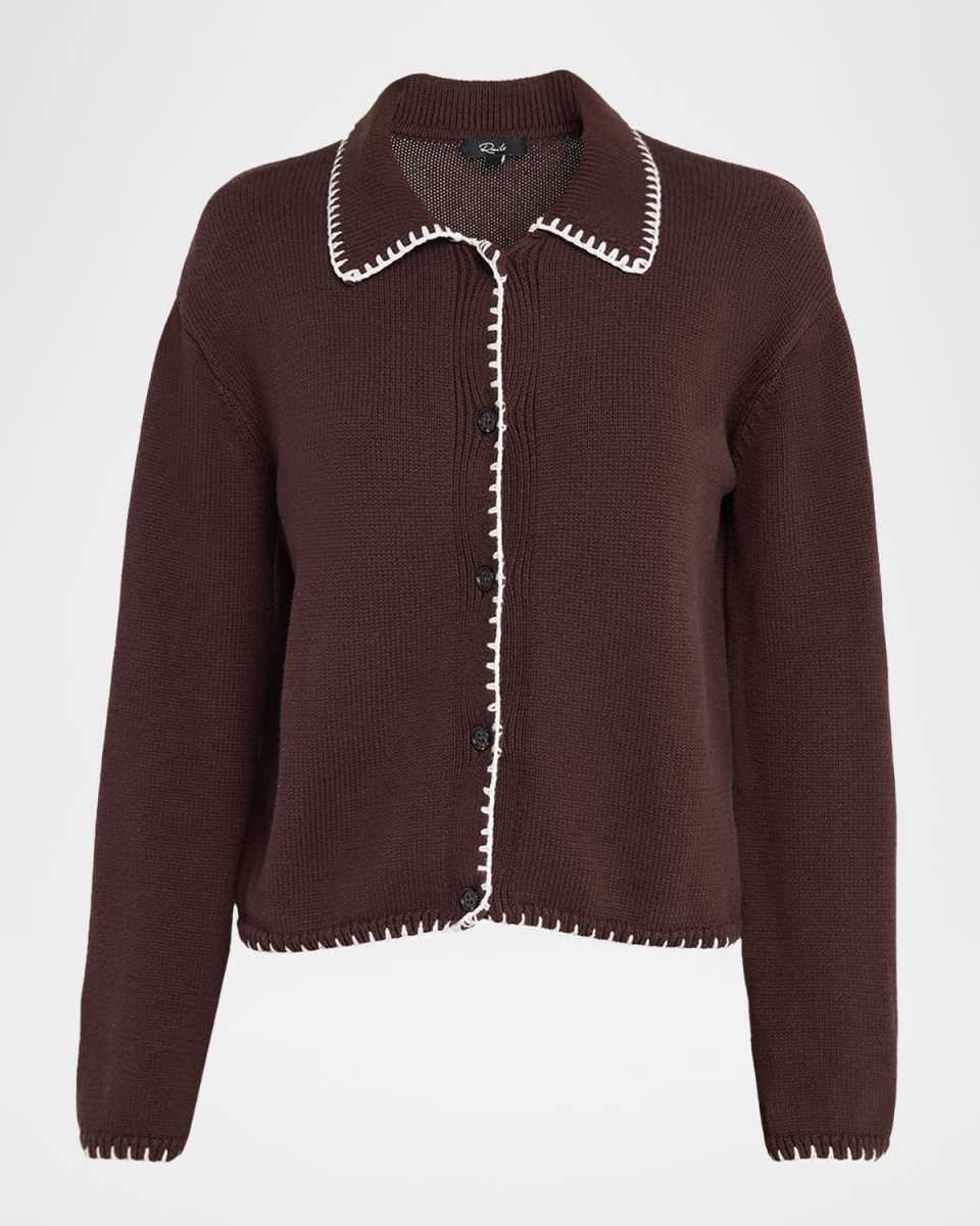 Rayleen Contrast Stitch Cardigan